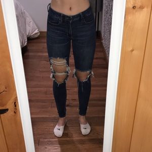 American Eagle Ripped Skinny Jeans